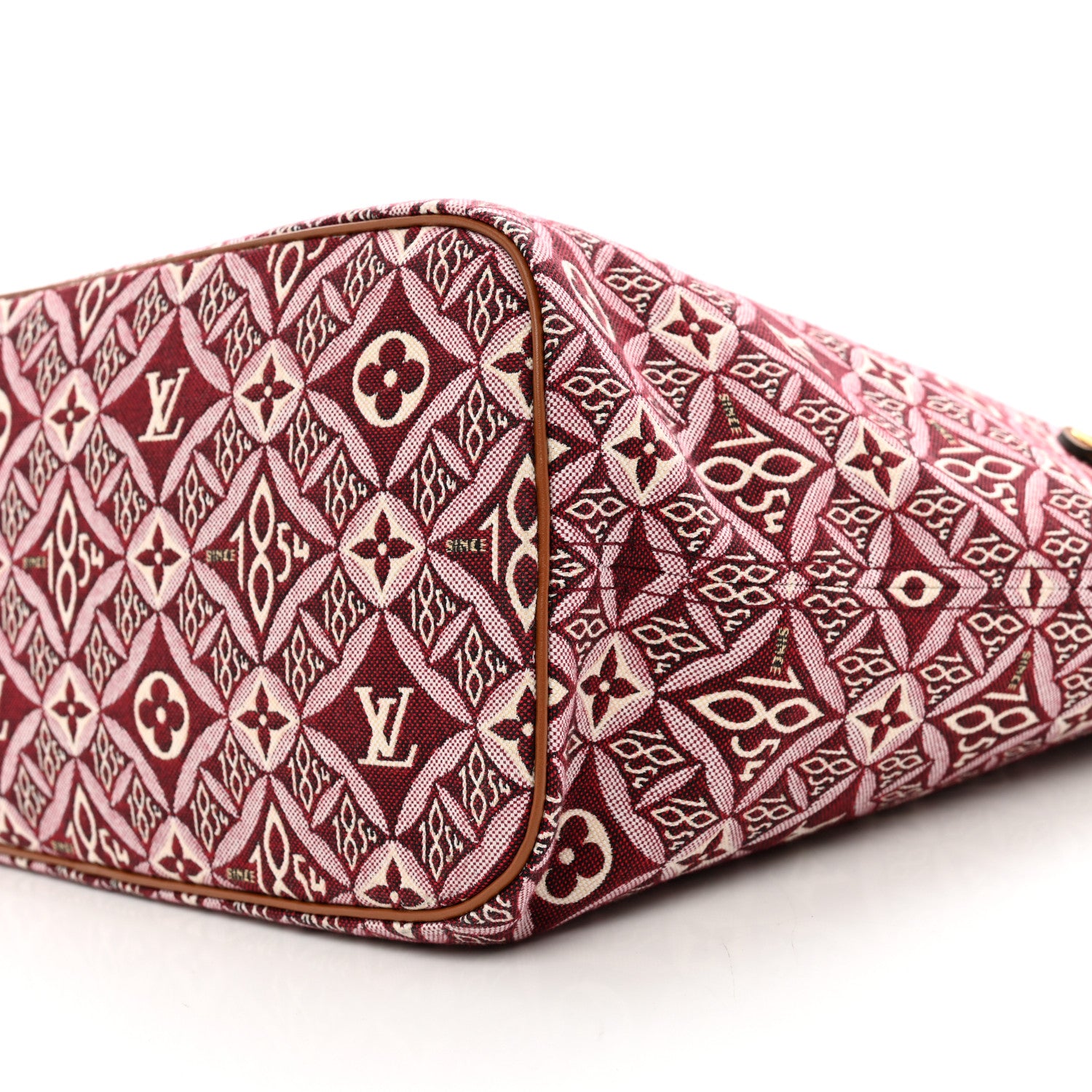 Louis Vuitton Jacquard Since 1854 Neverfull MM Bordeaux 9 of 9