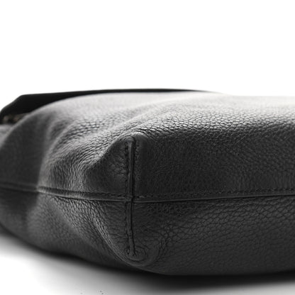 Gucci Pebbled Calfskin Medium Soho Messenger Bag Black 9 of 11