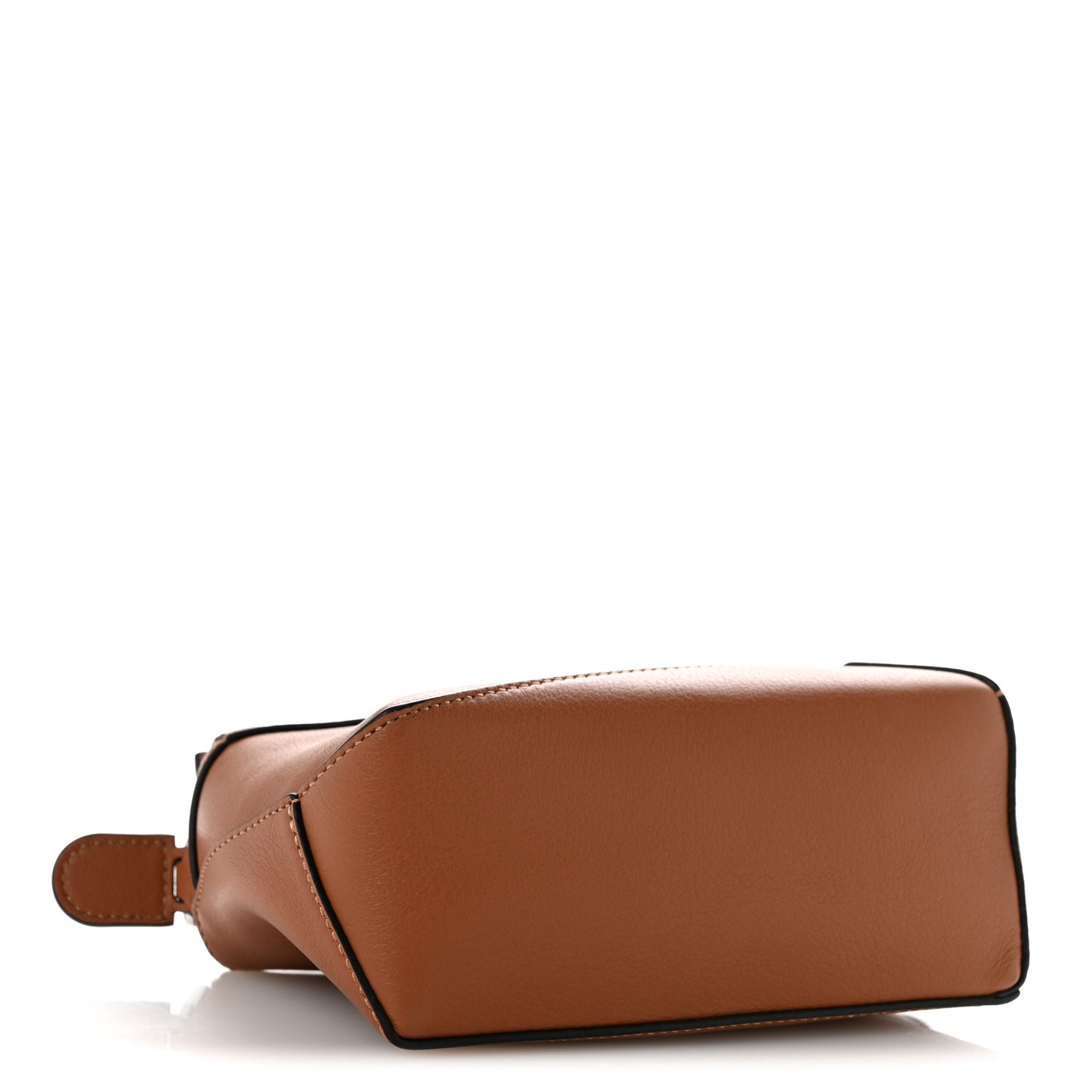 Calfskin Mini Puzzle Edge Bag Tan
