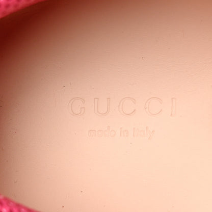 Gucci X SEGA Mesh Canvas Calfskin Womens Flashtrek Sneakers 37 White Box Pink Ardesia Loess 7 of 7