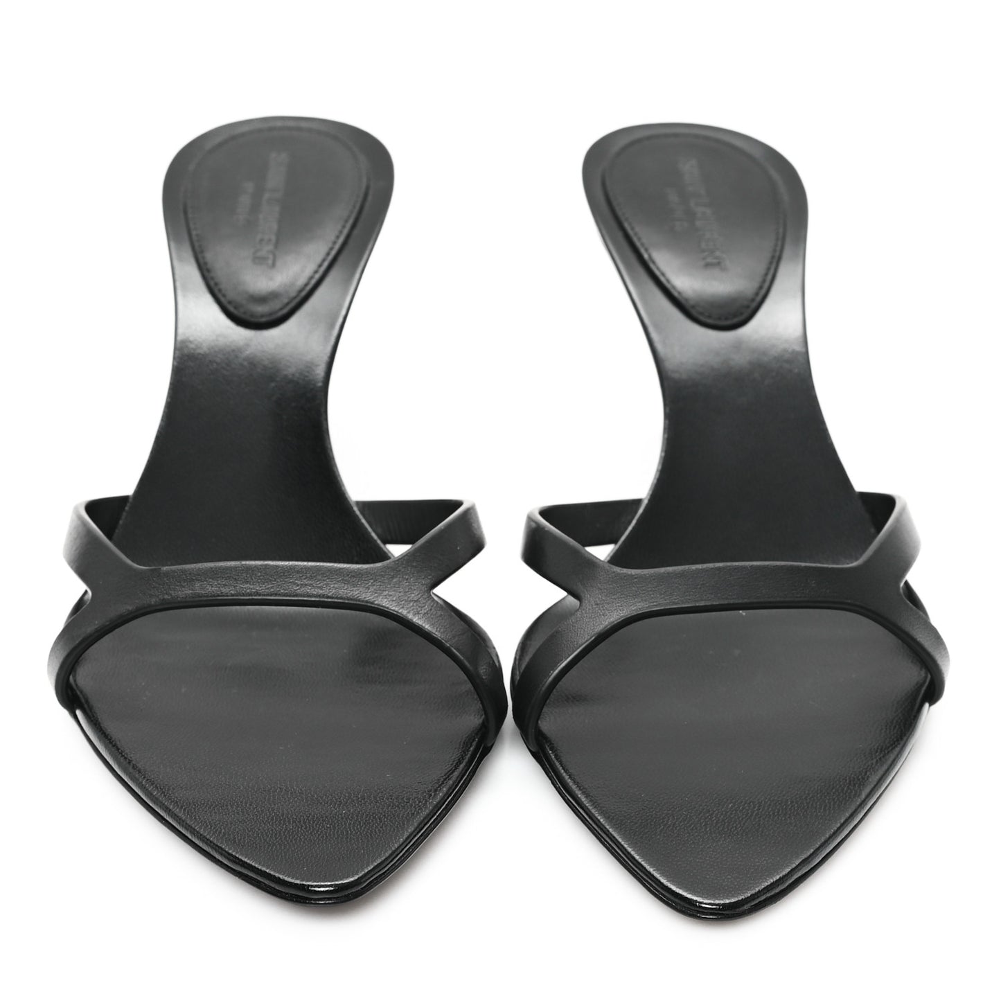 Calfskin Maine Liscio Carla 60 Mules 37 Black