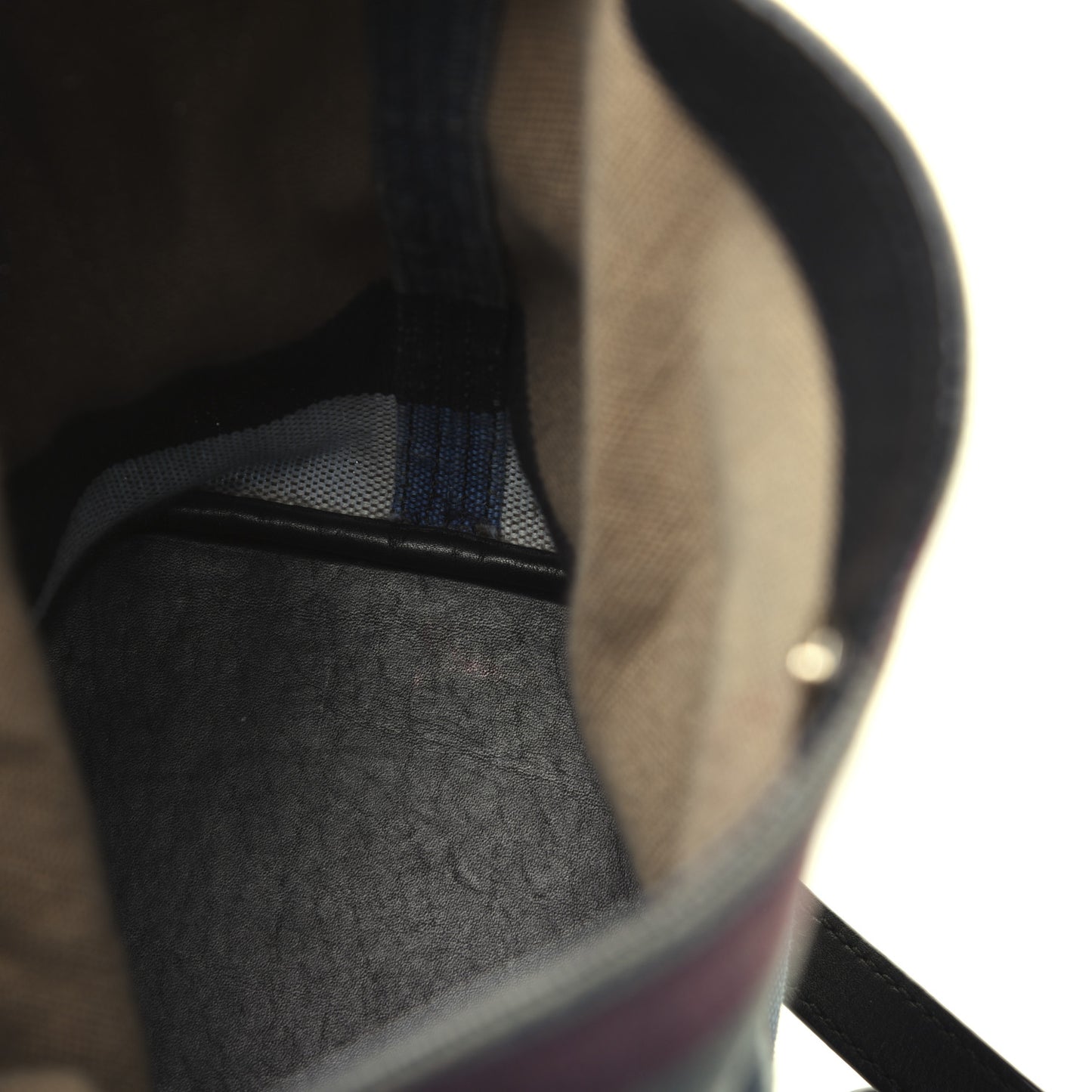 Overdyed Canvas Mega Check Mini Ashby Hobo Ultramarine Blue
