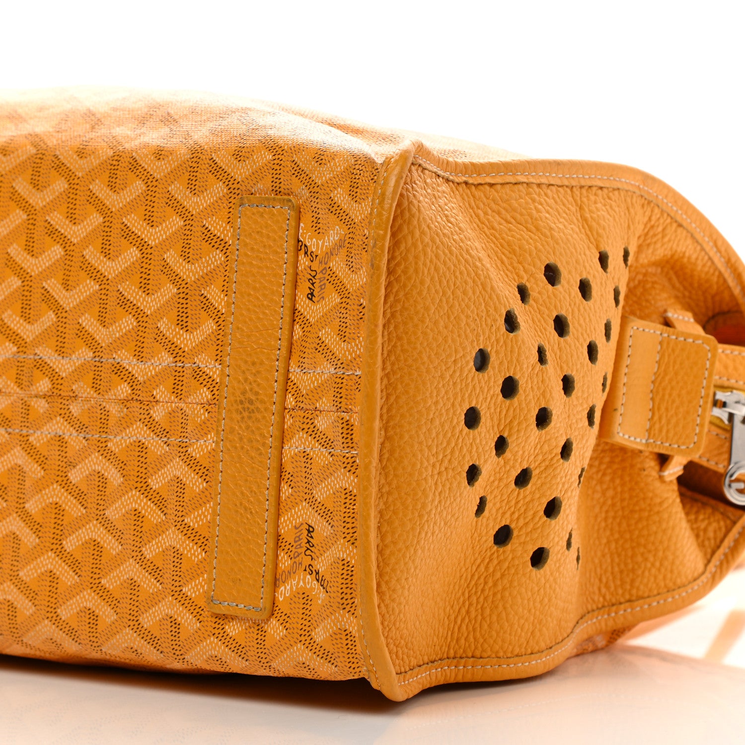 Goyard Goyardine Sac Hardy Pet Carrier PM Yellow 9 of 14