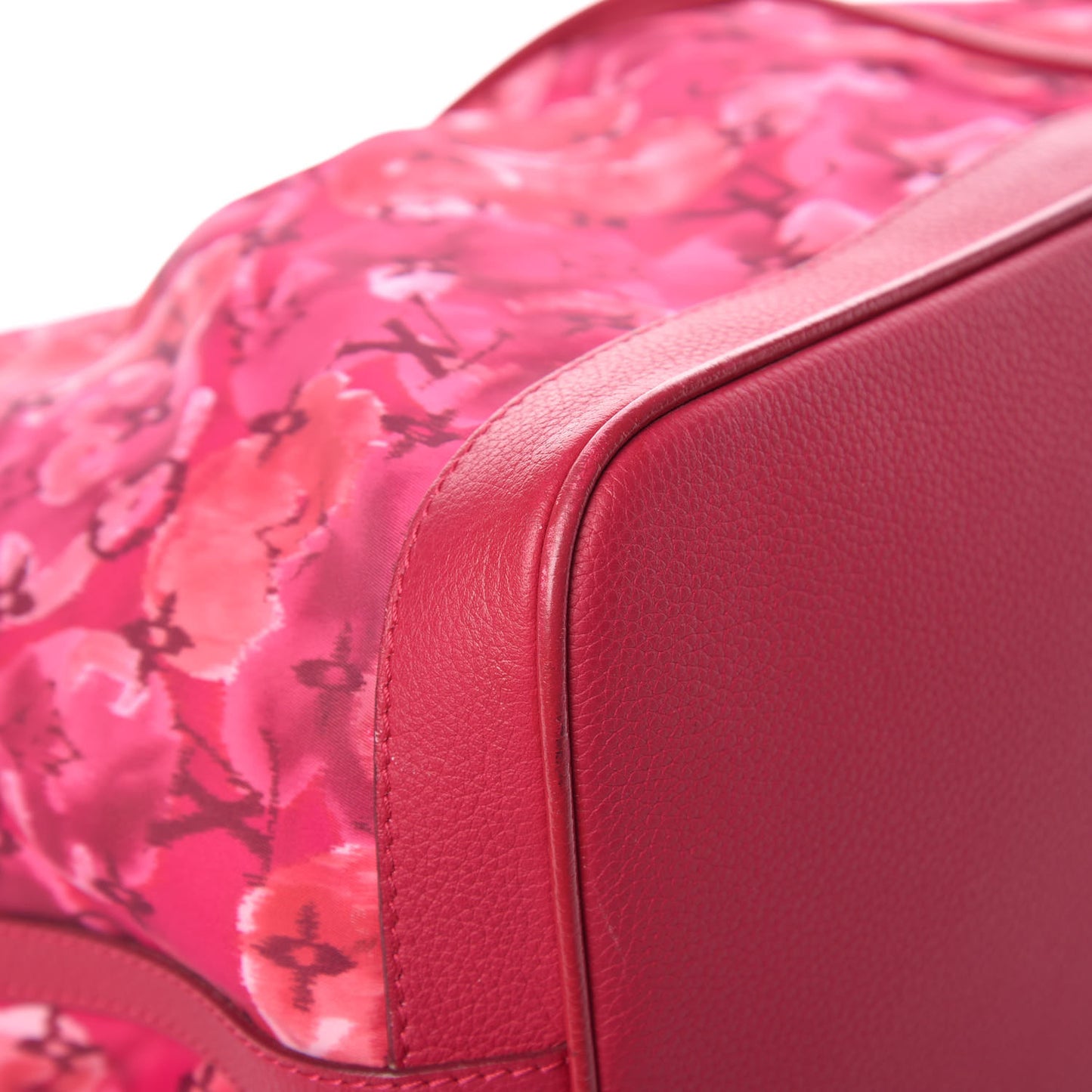 Nylon Monogram Ikat Noefull MM Rose Indien