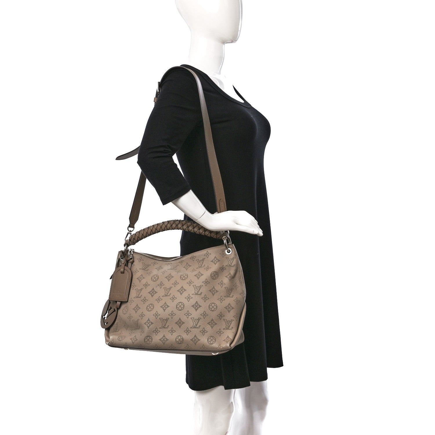 Louis Vuitton Mahina Beaubourg Hobo MM Galet 2 of 9