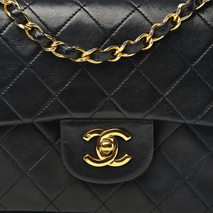Chanel Lambskin Quilted Small Double Flap Black 15 of 16