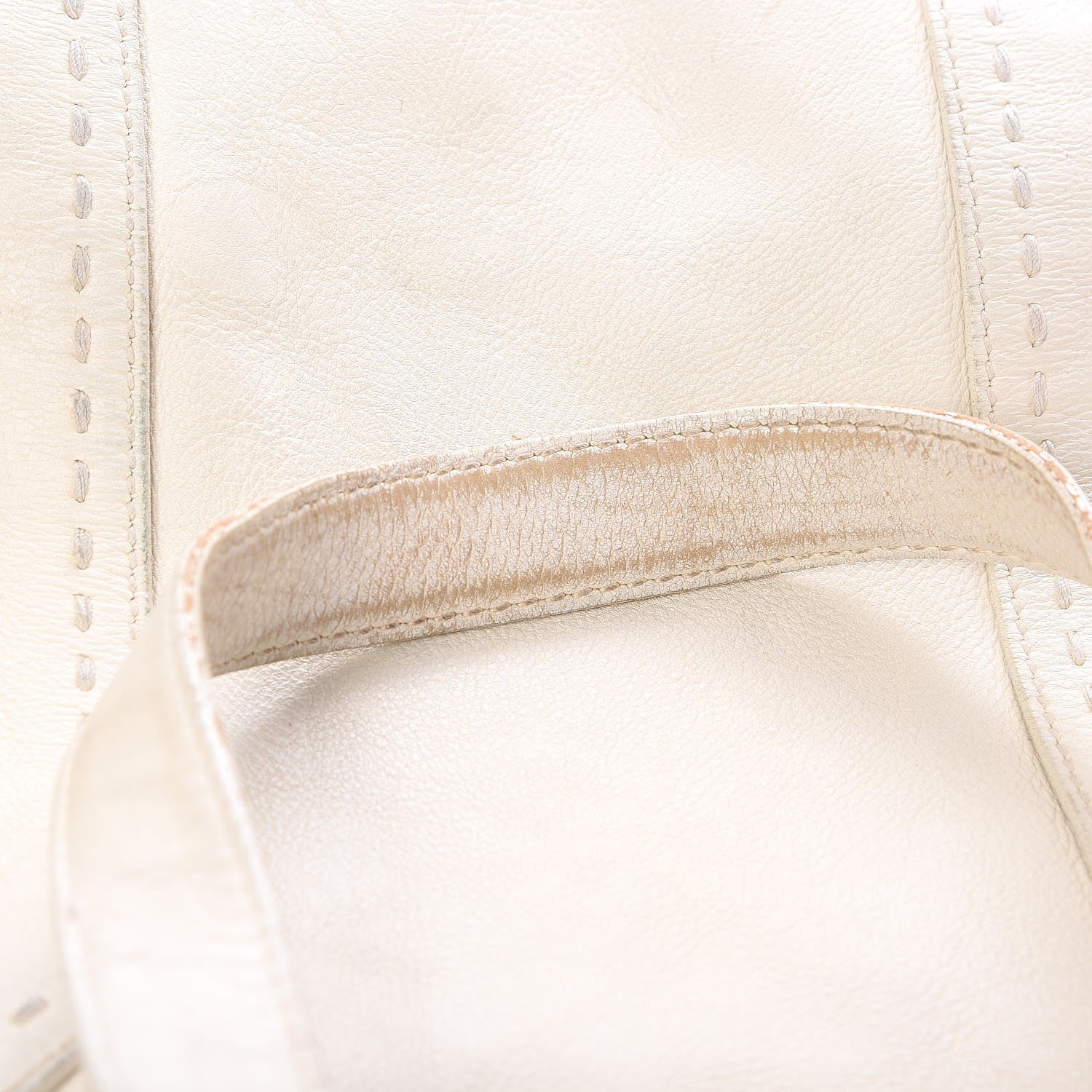 Saint Laurent Calfskin Oversized Muse White 9 of 12