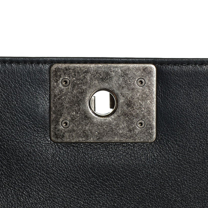 Chanel Calfskin Quilted Medium Boy Flap Black 6 of 8