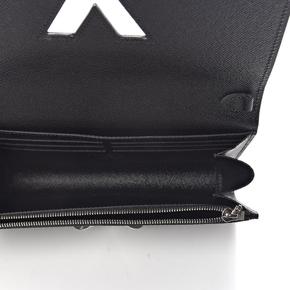 Louis Vuitton Epi LV Stories Twist Chain Wallet Black 5 of 7