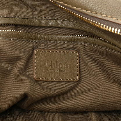 Chloe Calfskin Large Marcie Satchel Anchor Grey 6 of 13