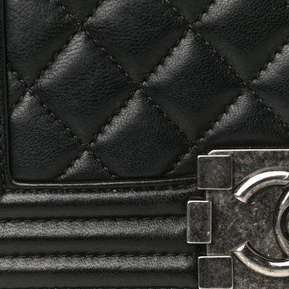 Chanel Lambskin Quilted Small Boy Flap Black 20 of 25