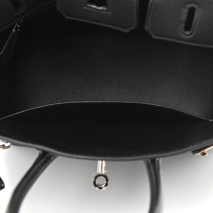 Hermes Taurillon Novillo Birkin 25 Black 7 of 10