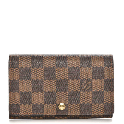 Louis Vuitton Damier Ebene Porte-Monnaie Tresor Wallet 1 of 8