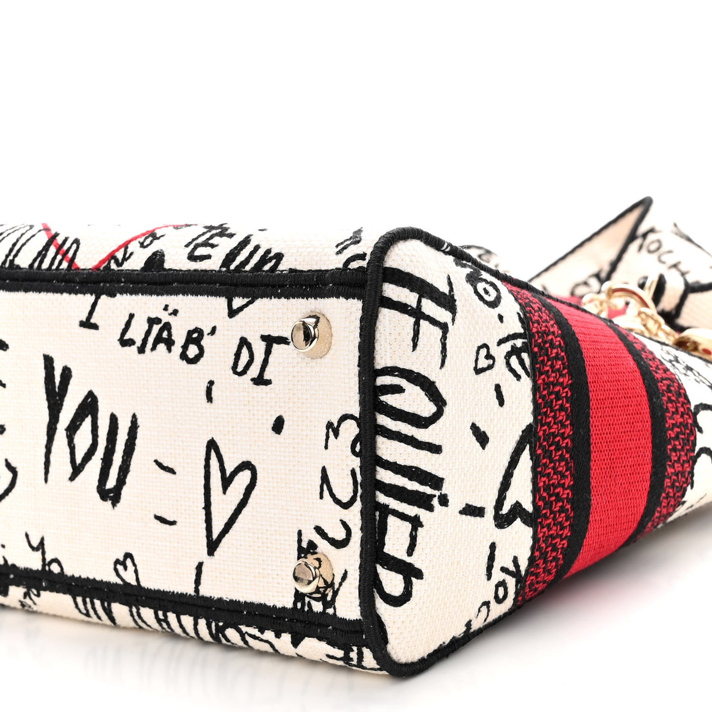Canvas Medium DiorAmour Graffiti Lady D-Lite Latte