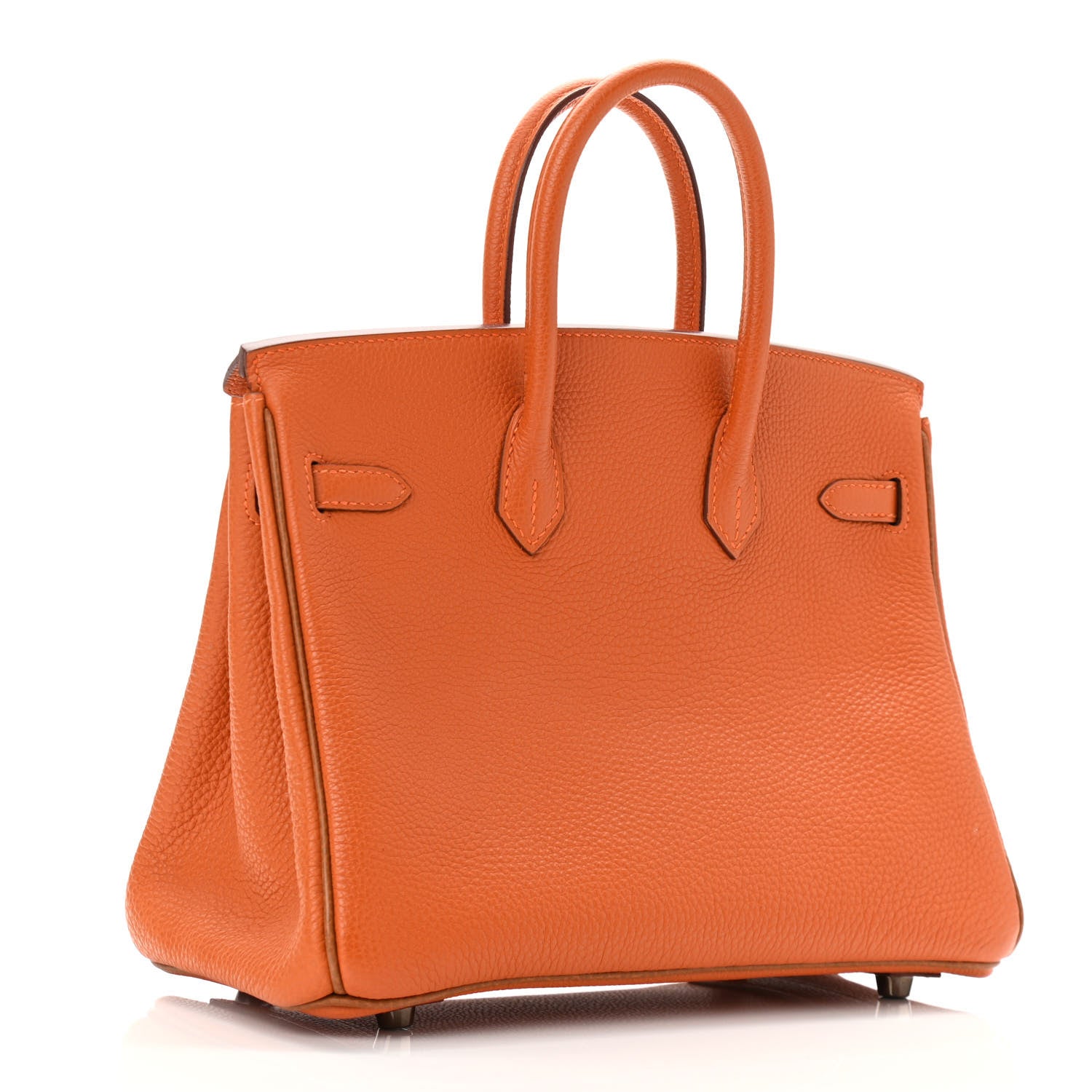 Hermes Togo Verso Birkin 25 Potiron Fauve 3 of 11