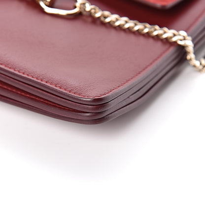 Chloe Calfskin Suede Medium Faye Shoulder Bag Plum Purple 10 of 11