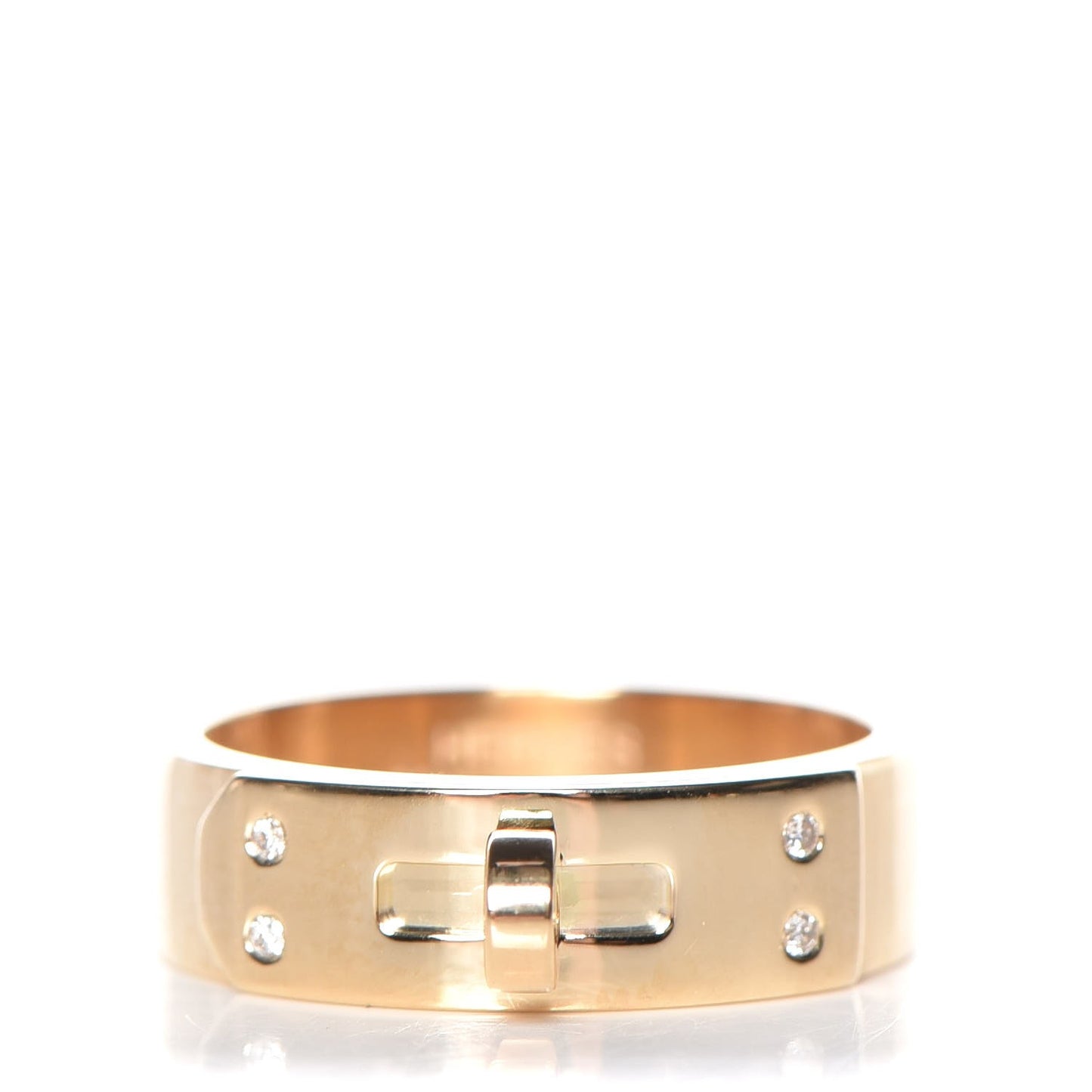 18K Yellow Gold Diamond Kelly Ring Small 47 4