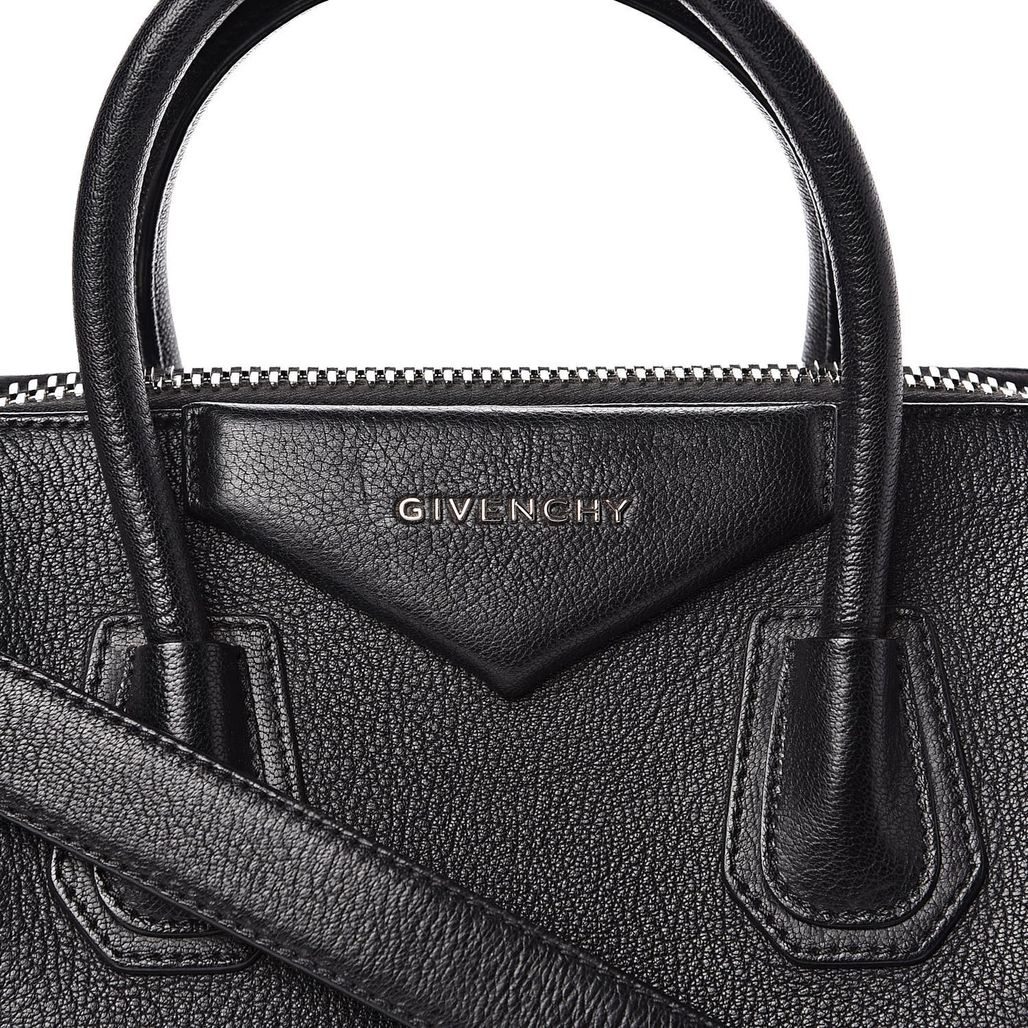Sugar Goatskin Small Antigona Black