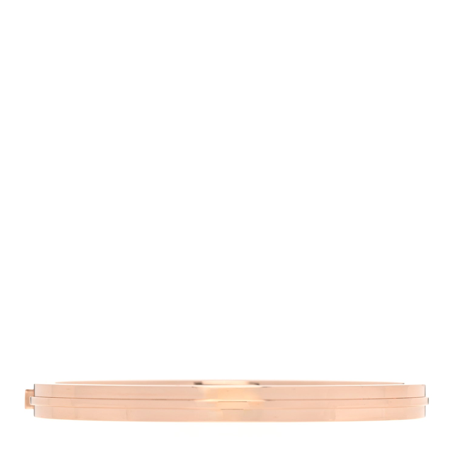 Tiffany 18K Rose Gold Diamond T Hinged Pave Bracelet 2 of 4