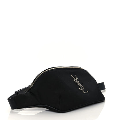 Saint Laurent Canvas Monogram Belt Bag Black 4 of 9