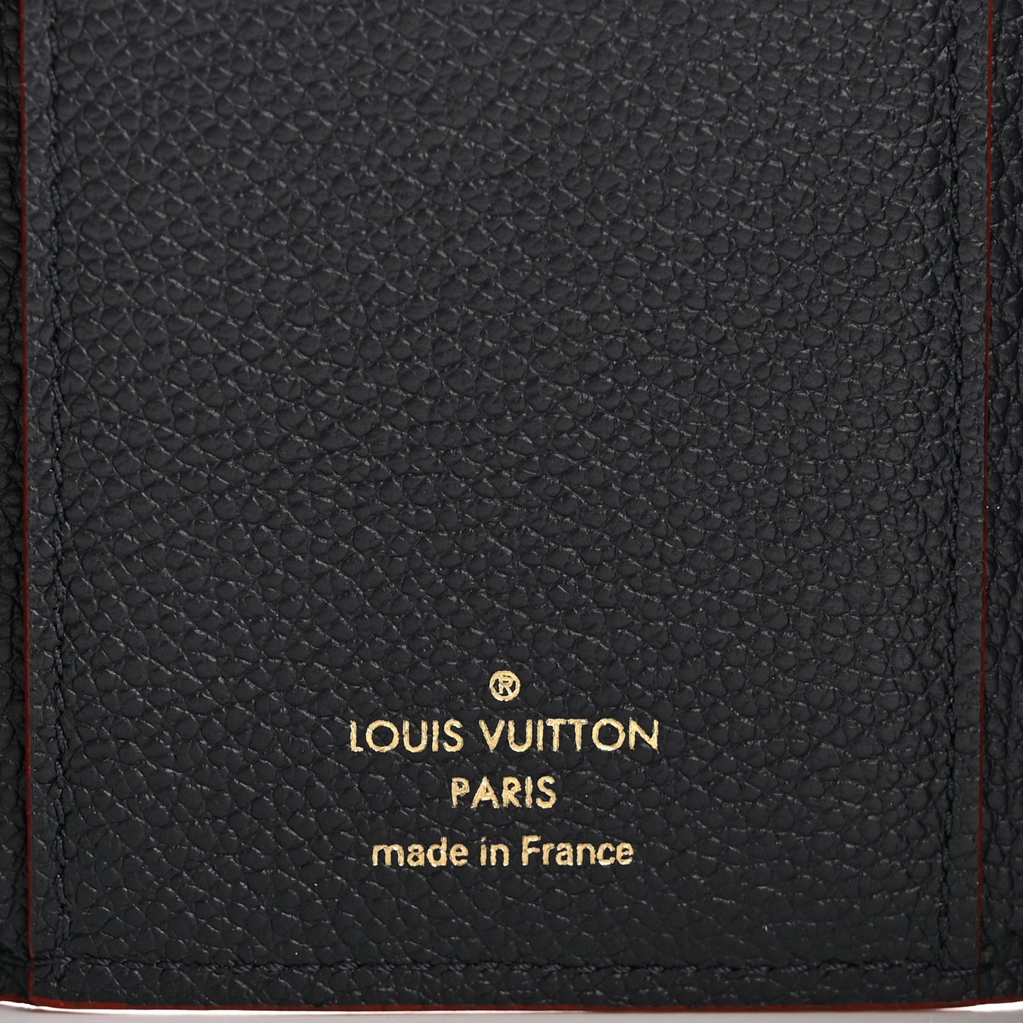 Empreinte Victorine Wallet Marine Rouge