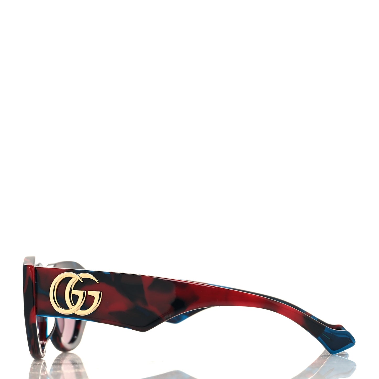 Acetate Cat Eye Sunglasses GG1421S Red Tortoiseshell