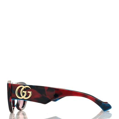 Gucci Acetate Cat Eye Sunglasses GG1421S Red Tortoiseshell 3 of 8