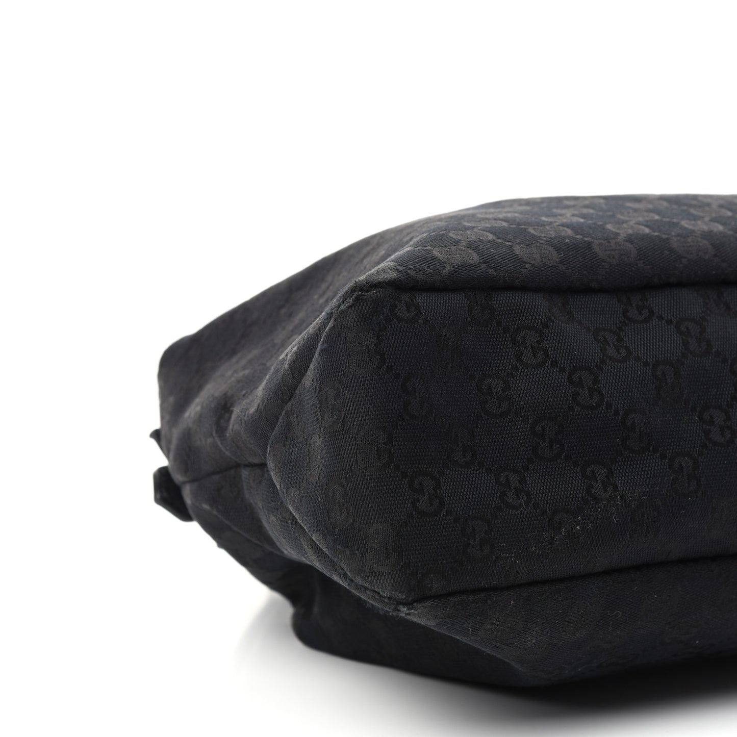 Monogram Medium Horsebit Chain Hobo Black
