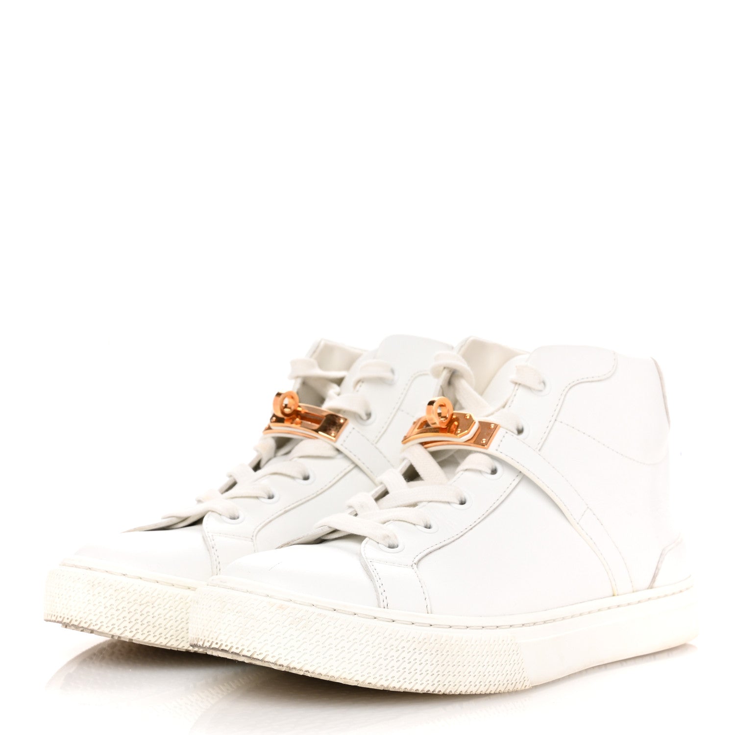 Hermes Calfskin Daydream Sneakers 36.5 White 4 of 14