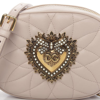 Dolce & Gabbana Calfskin Devotion Crossbody Bag Cipria 8 of 9
