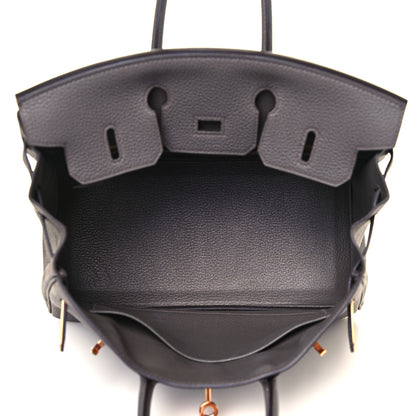 Hermes Togo Birkin 25 Etain 17 of 34