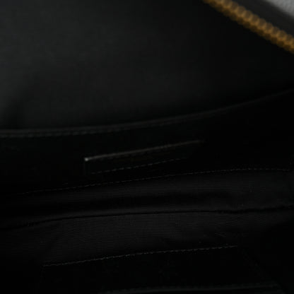 Saint Laurent Grain De Poudre Monogram Belt Bag Black 5 of 10