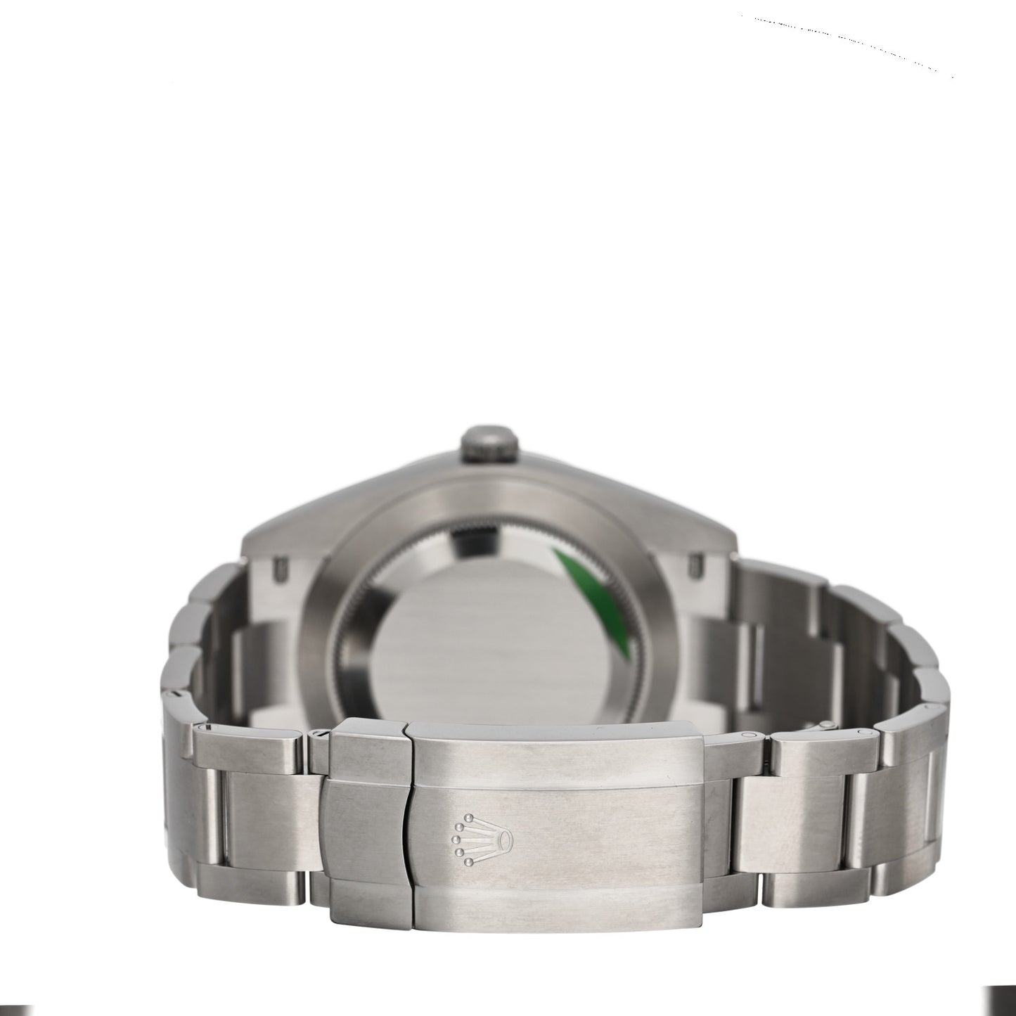 Stainless Steel 41mm Oyster Perpetual Watch Green 124300