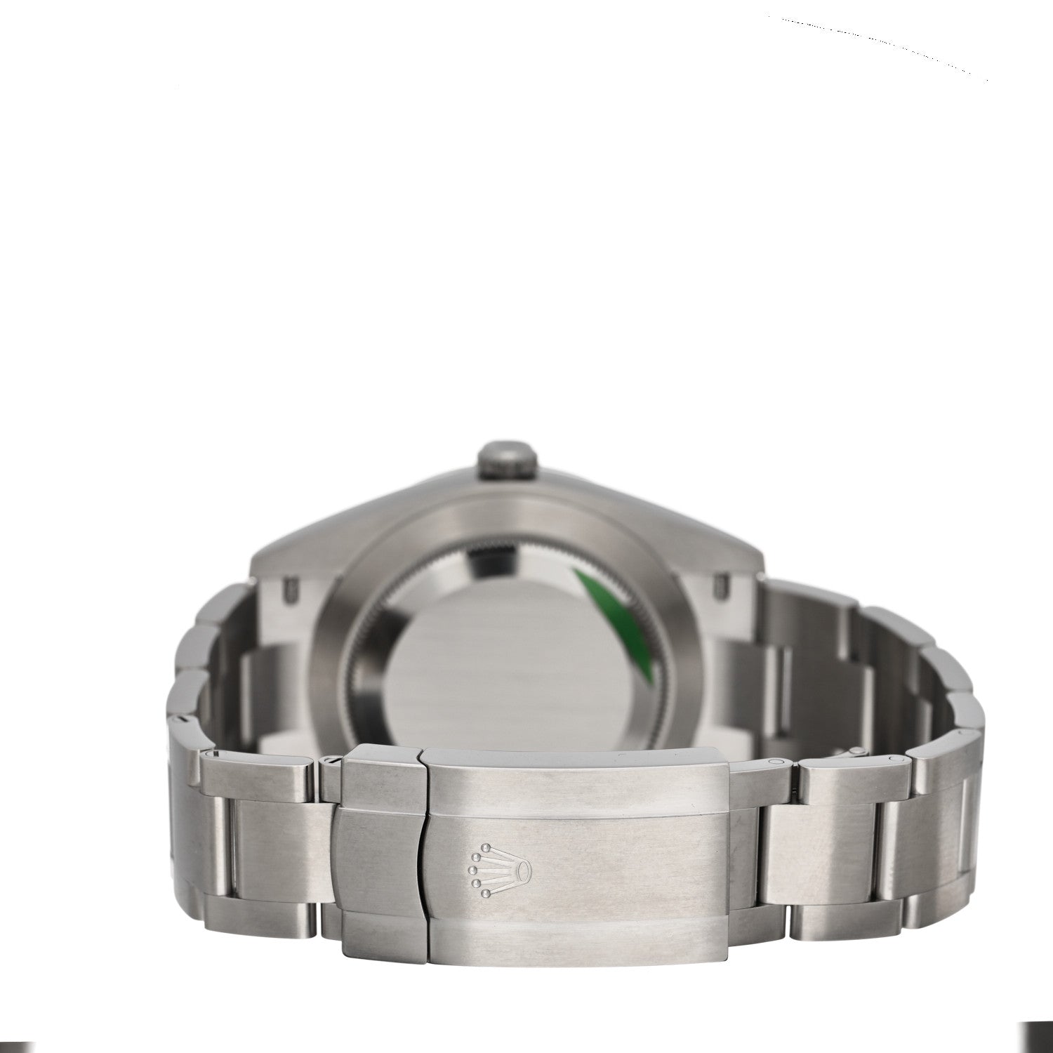 Rolex Stainless Steel 41mm Oyster Perpetual Watch Green 124300 3 of 5