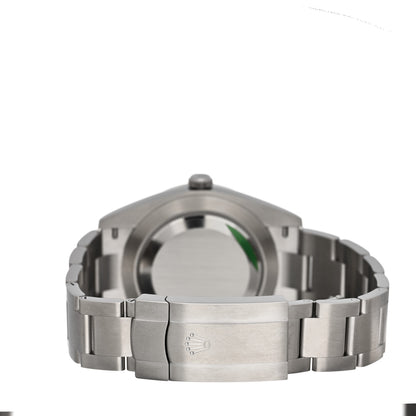 Rolex Stainless Steel 41mm Oyster Perpetual Watch Green 124300 3 of 5