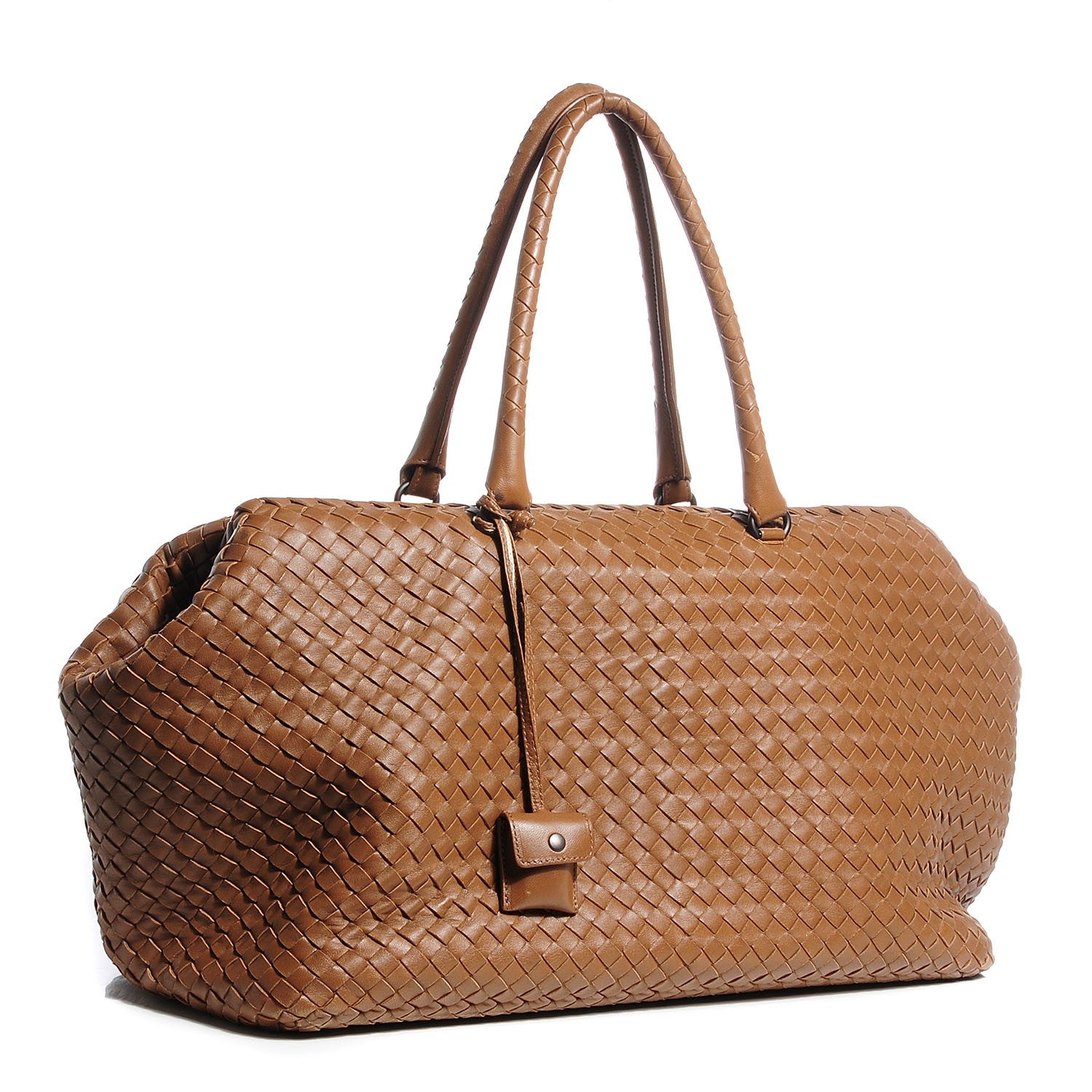 Bottega Veneta Nappa Intrecciato Brick Tote Chene 4 of 8