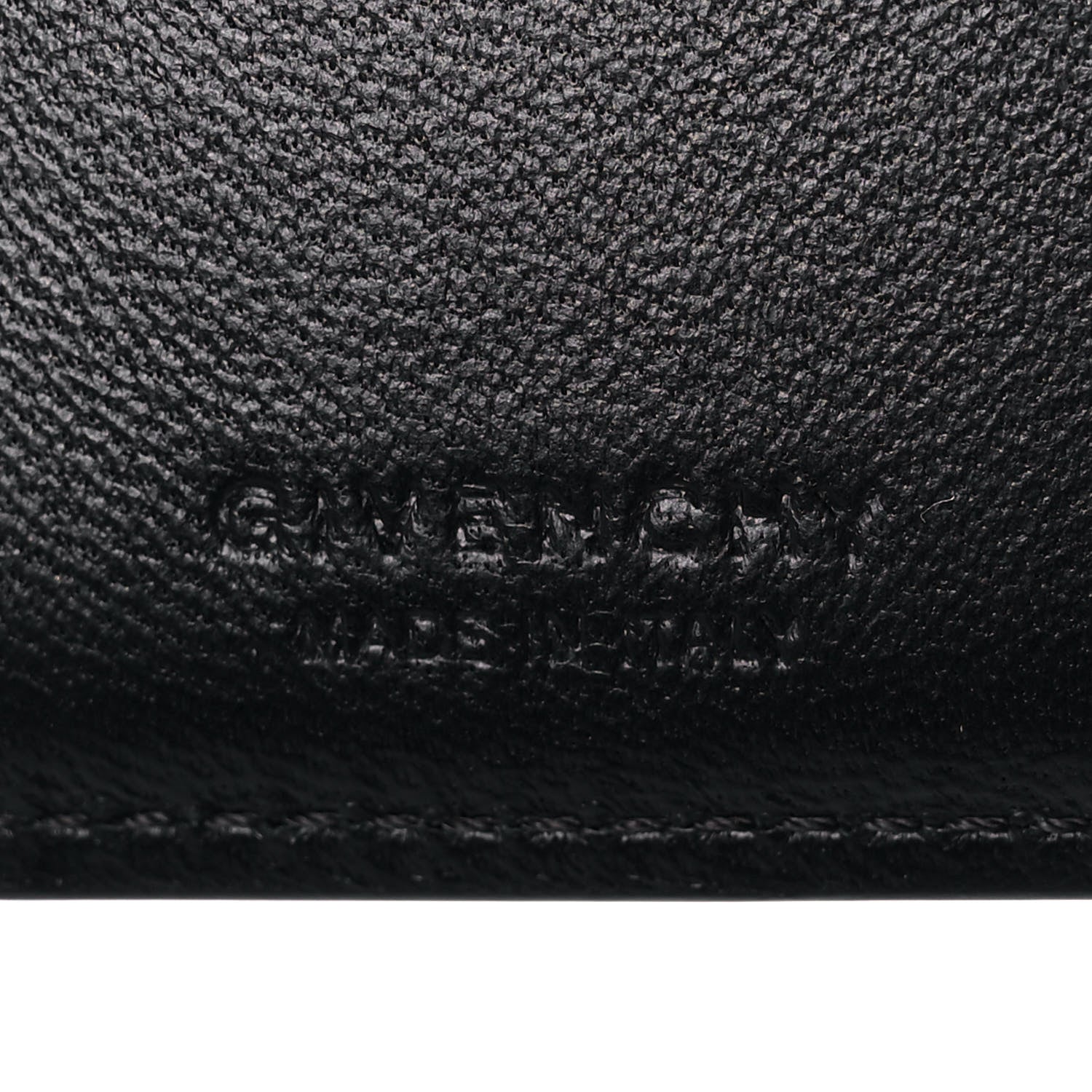 Givenchy Lambskin Logo Embossed 4G High Frequency Card Case Black 9 of 12