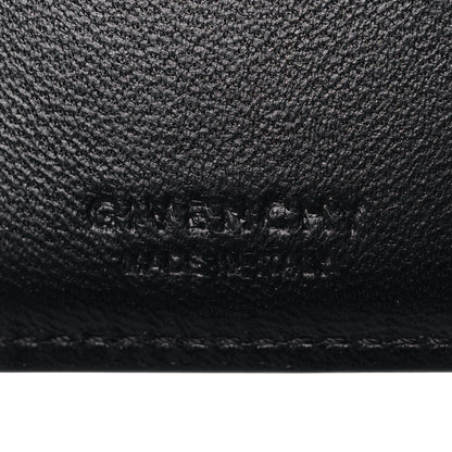 Givenchy Lambskin Logo Embossed 4G High Frequency Card Case Black 9 of 12