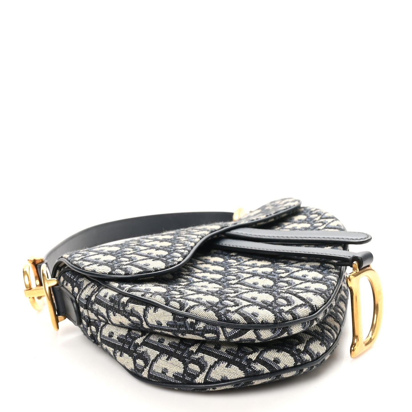 Oblique Saddle Bag Blue