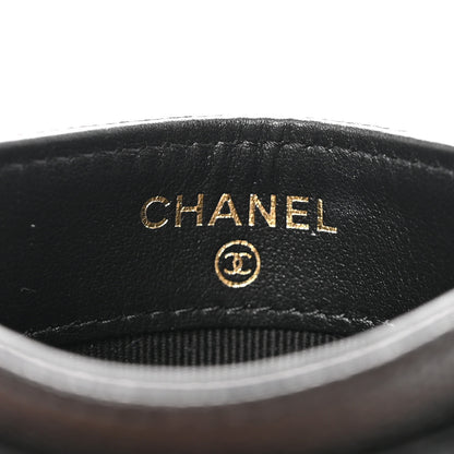 Chanel Caviar Quilted Crystal Card Holder Black 6 of 8