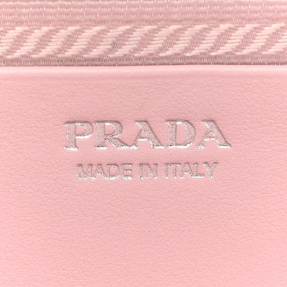 Prada Satin Crystal Mini Triangle Crossbody Pouch Alabastro 7 of 10