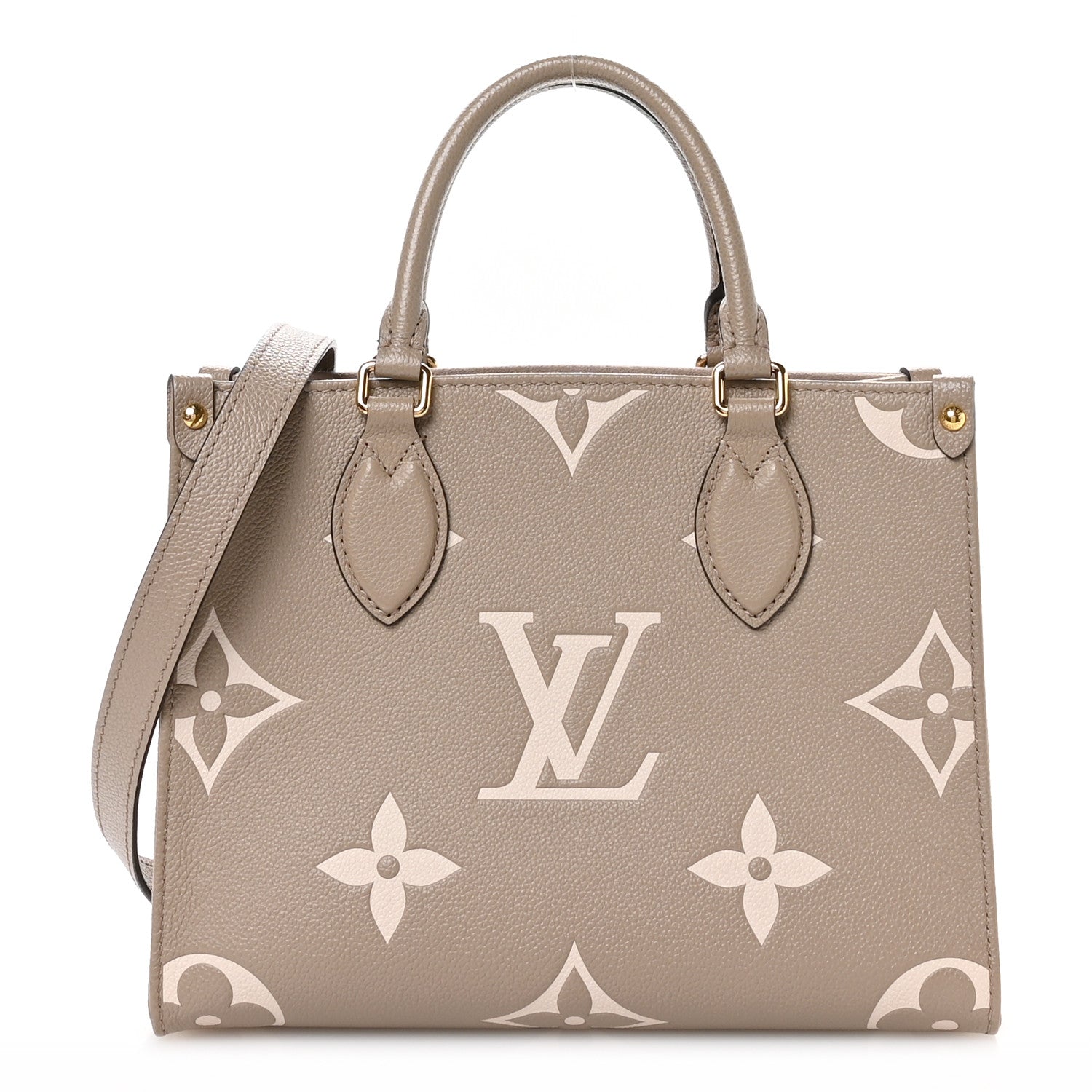 Louis Vuitton Empreinte Monogram Giant Onthego PM Tourterelle Creme 1 of 10