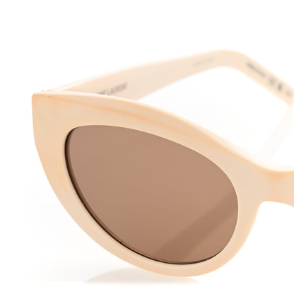 Saint Laurent Cat Eye SL M115 Sunglasses Ivory 8 of 9