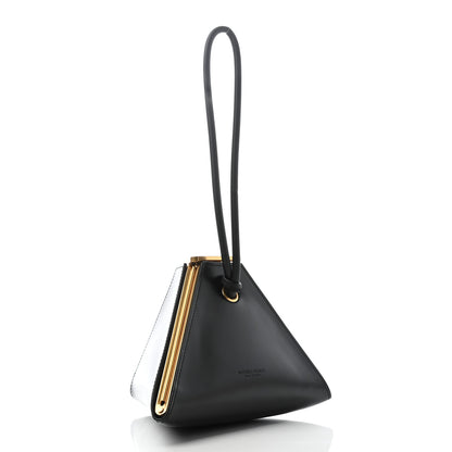 Bottega Veneta Calfskin Pyramid Bag Black 3 of 6