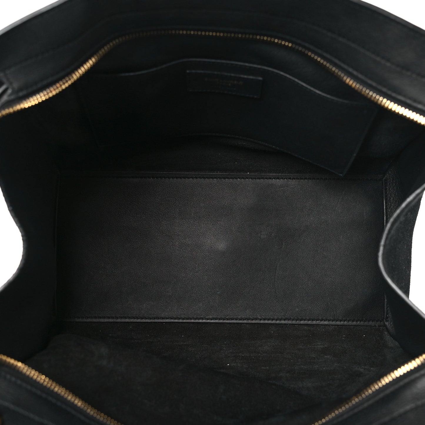Calfskin Suede Small Monogram Downtown Cabas Black