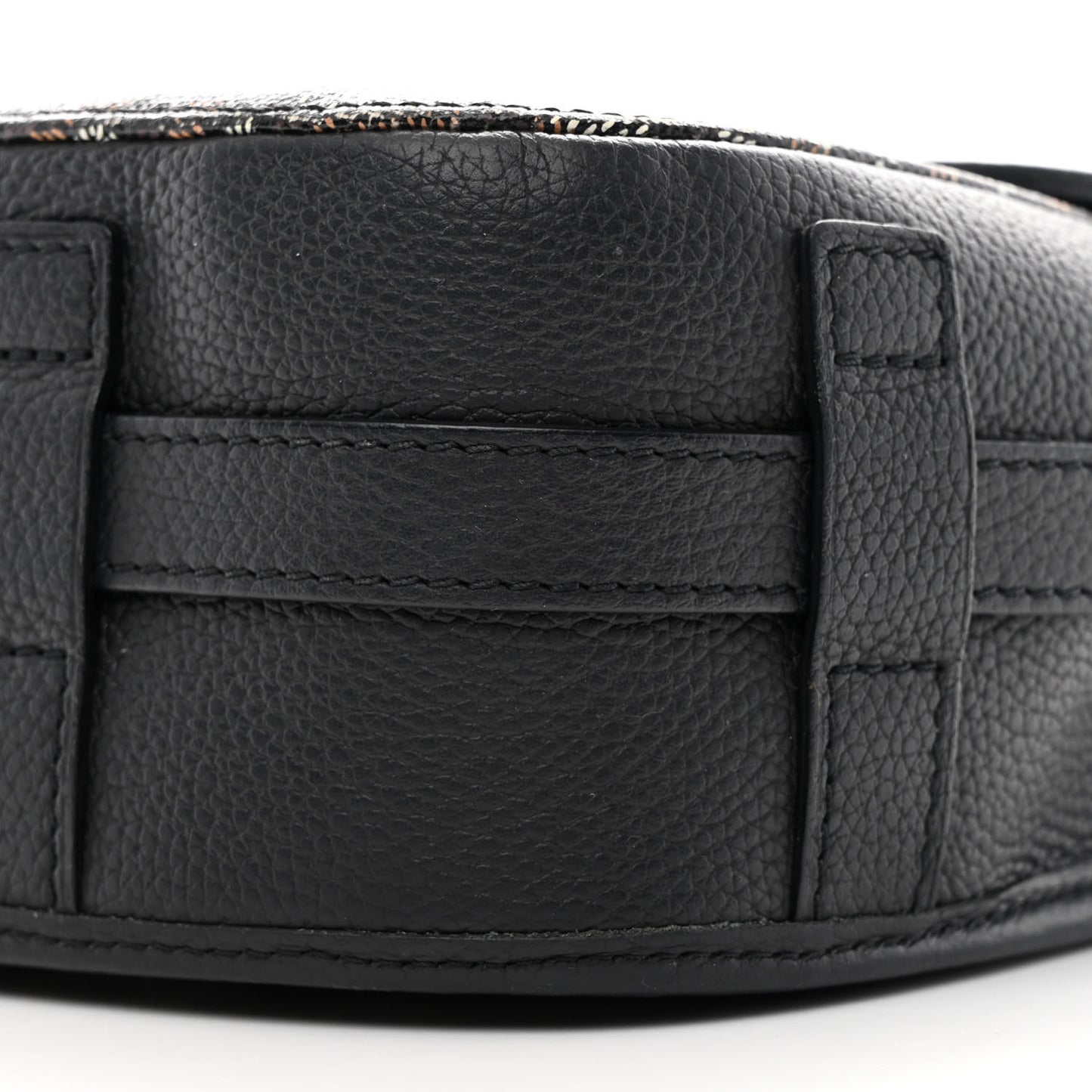 Goyardine Belvedere II MM Messenger Bag Black