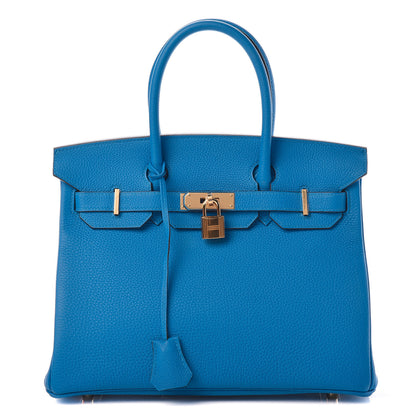 Hermes Togo Birkin 30 Bleu Zanzibar 1 of 37