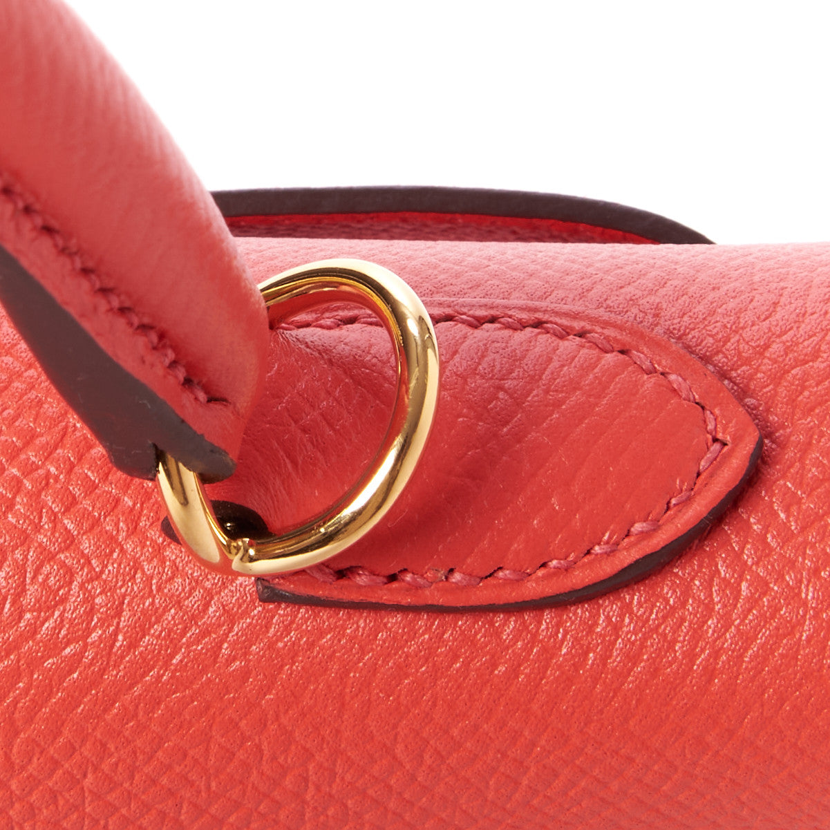 Epsom Kelly Sellier 25 Rouge Pivoine