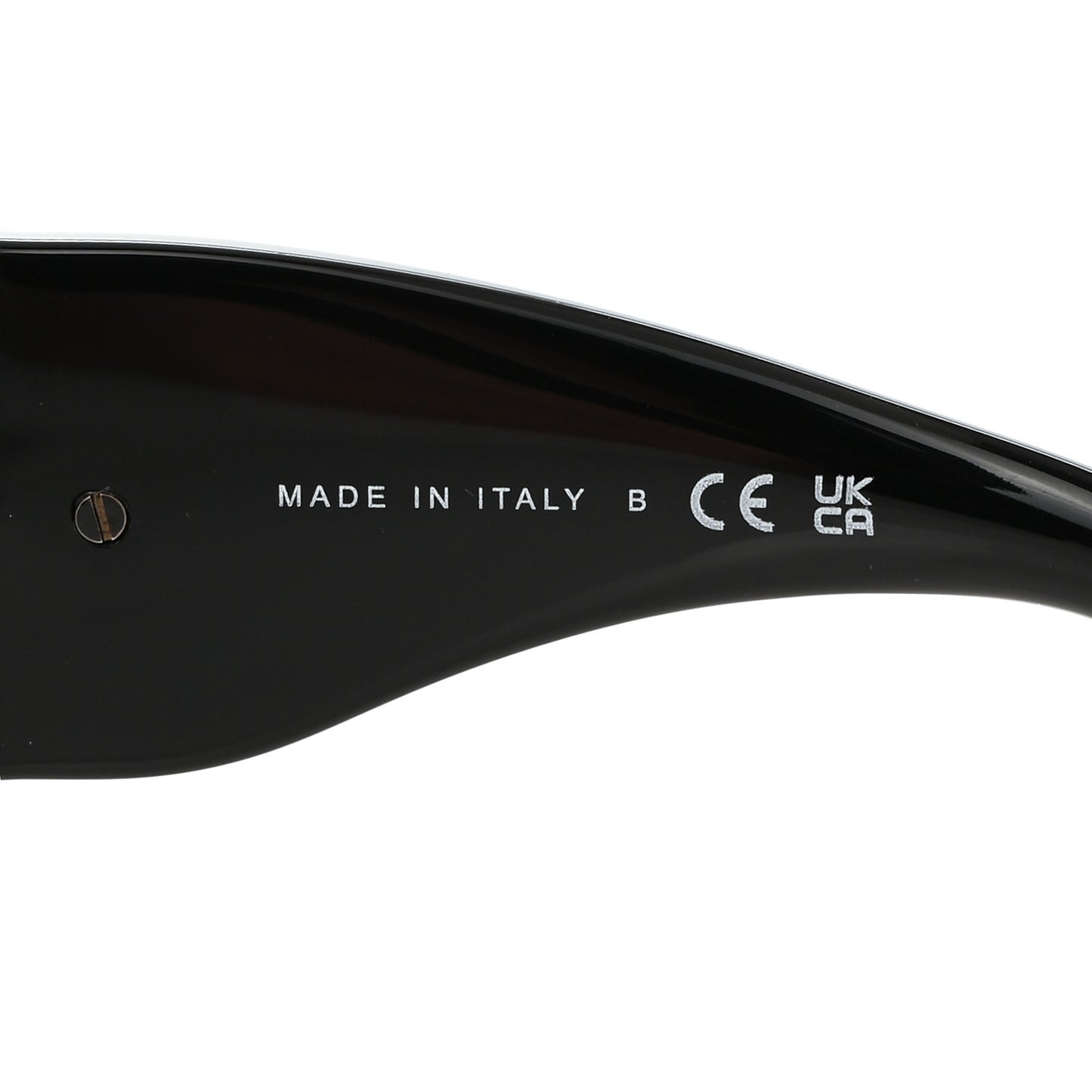 Acetate Calfskin Polarized Square Sunglasses 5473-Q-A Black