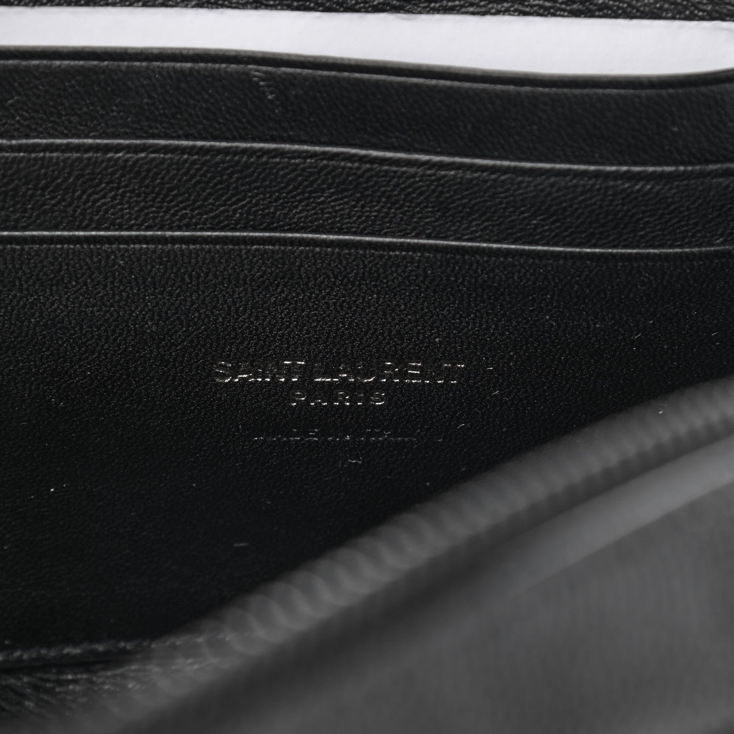 Saint Laurent Grain De Poudre Matelasse Monogram Mini Lou Camera Bag Black 5 of 10